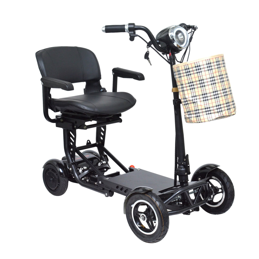 Compact Electric Scooter with Adjustable Seat and Padded Armrests E1276