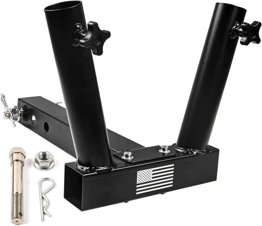 Universal Hitch Flagpole Holder with 2” Hitch Receiver V557951