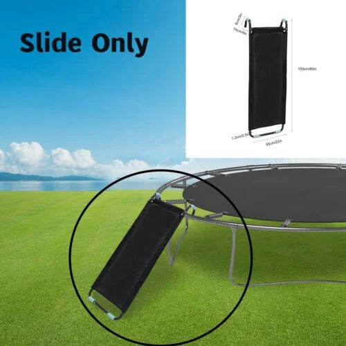 Kids Trampoline Slide 165lb Capacity Indoor Outdoor S43837
