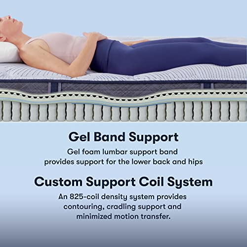 King Mattress with Plush Pillow Top, Cooling Gel Memory Foam, Pocket Innersprings D51841