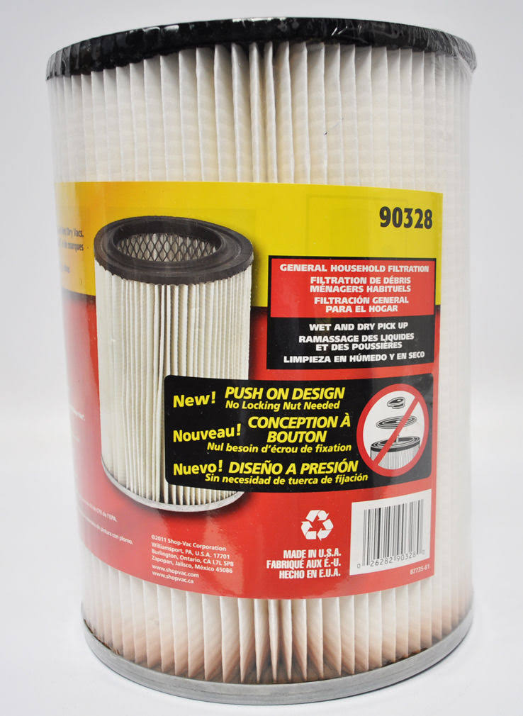 Cartridge Filter for Wet/Dry Vacs M5050