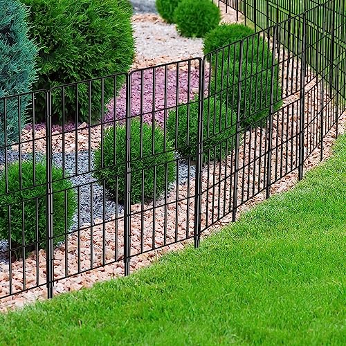 10 Pack 37.5in x 10ft Rustproof Metal Wire Garden Fence N619