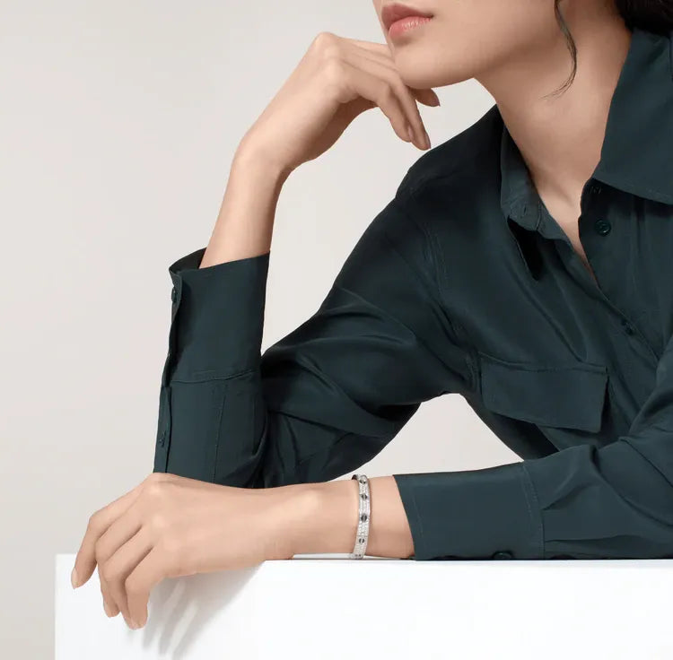 Ceramic Diamond-Paved Bracelet L7131