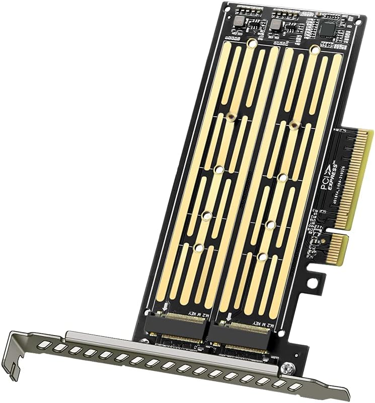 M.2 PCIe NVMe or PCIe AHCI SSD to PCIe 3.0 x4 Adapter Card E247452
