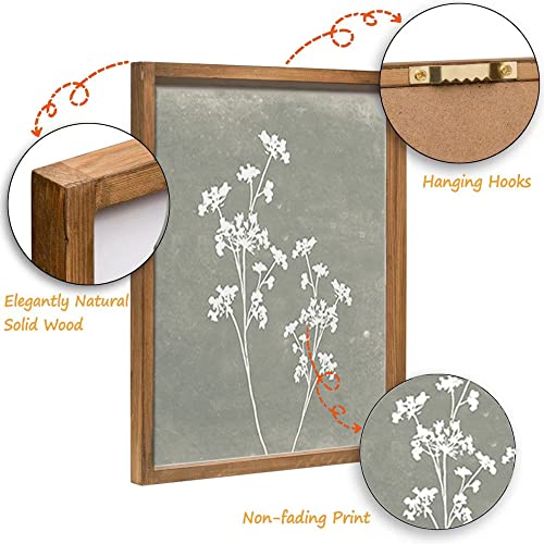Framed Boho Botanical Print Wall Art Set of 4 M2926