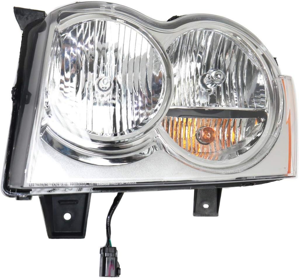 Headlight Assembly for Jeep Grand Cherokee 2005-2007 Passenger Side B211684