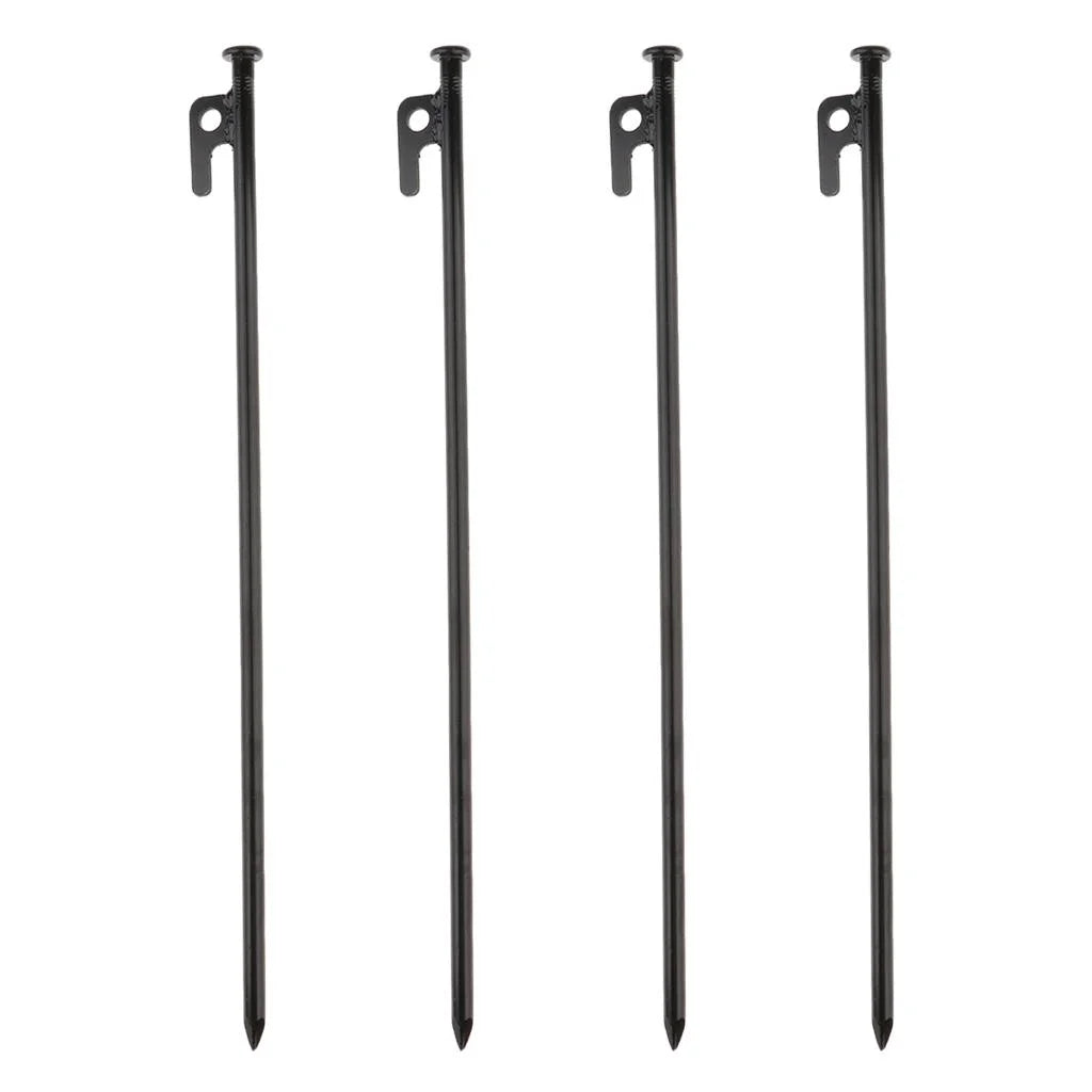 4 Pack Tent Stakes Peg Nails Camping Accessories 40cm D5930