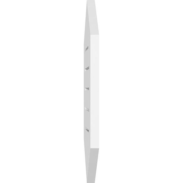 PVC Vertical Peaked Gable Vent J6249