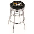 Chrome Double Ring Swivel Bar Stool X116059
