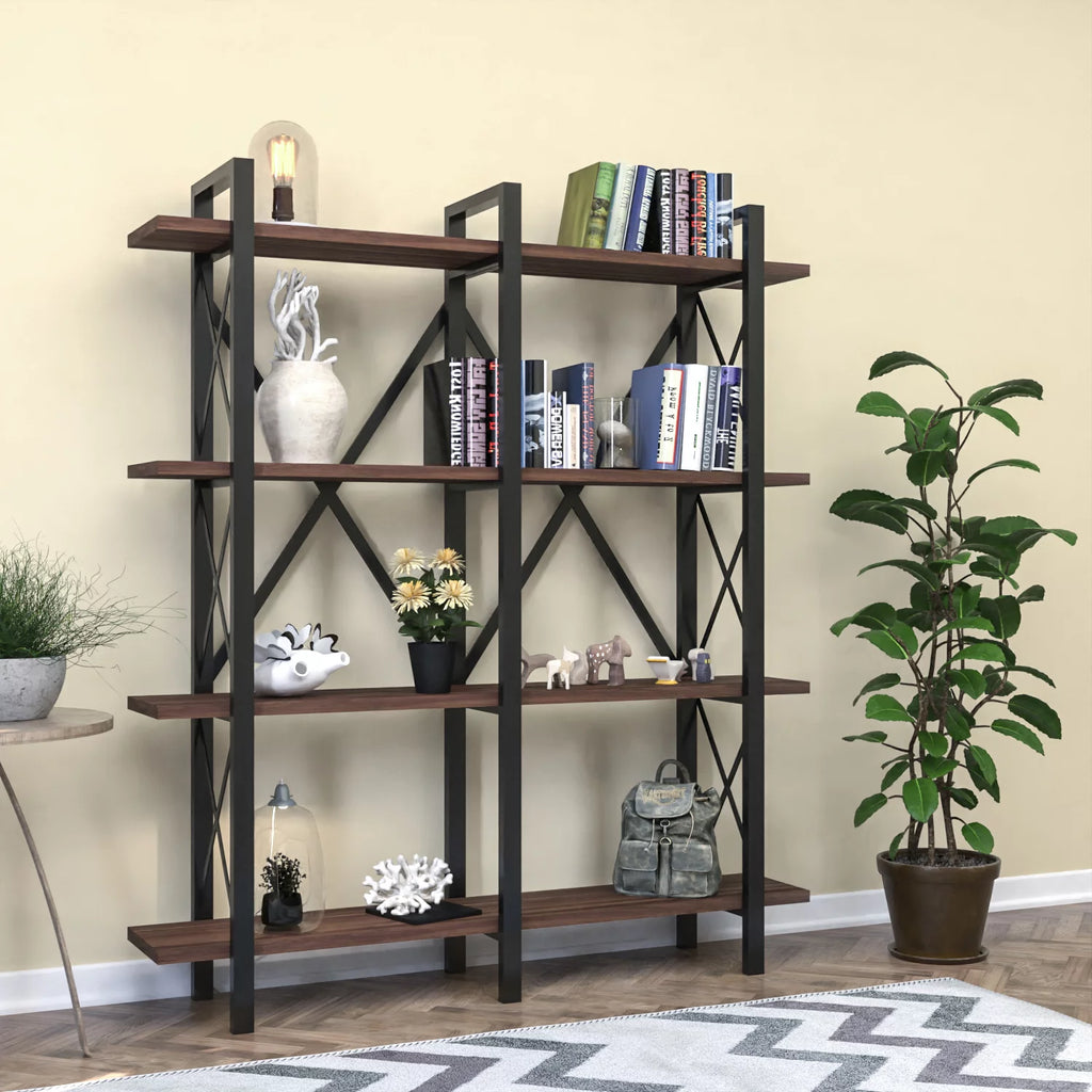 4 Tier Metal Bookshelf C462