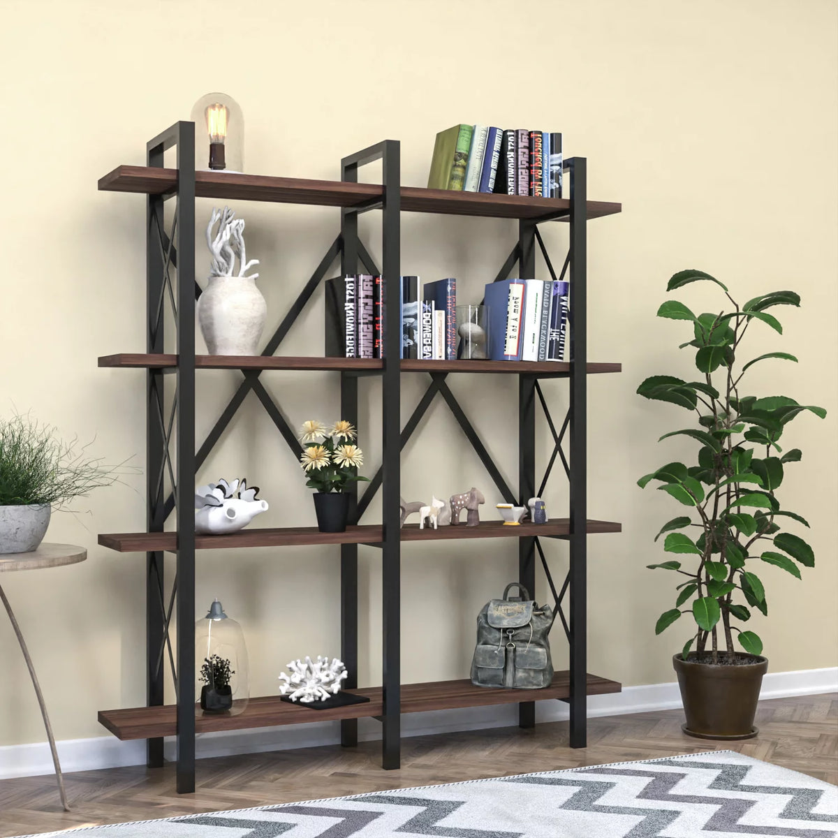 4 Tier Metal Bookshelf C462