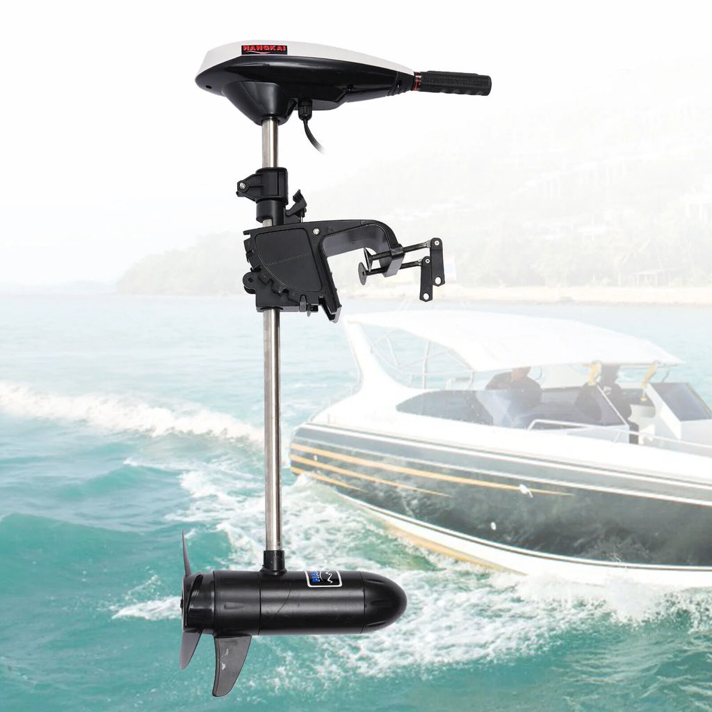 Electric Outboard Trolling Motor Boat Motor, 45lbs Thrust K547336