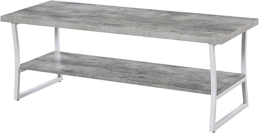 Faux Birch Slate Gray Coffee Table Z547
