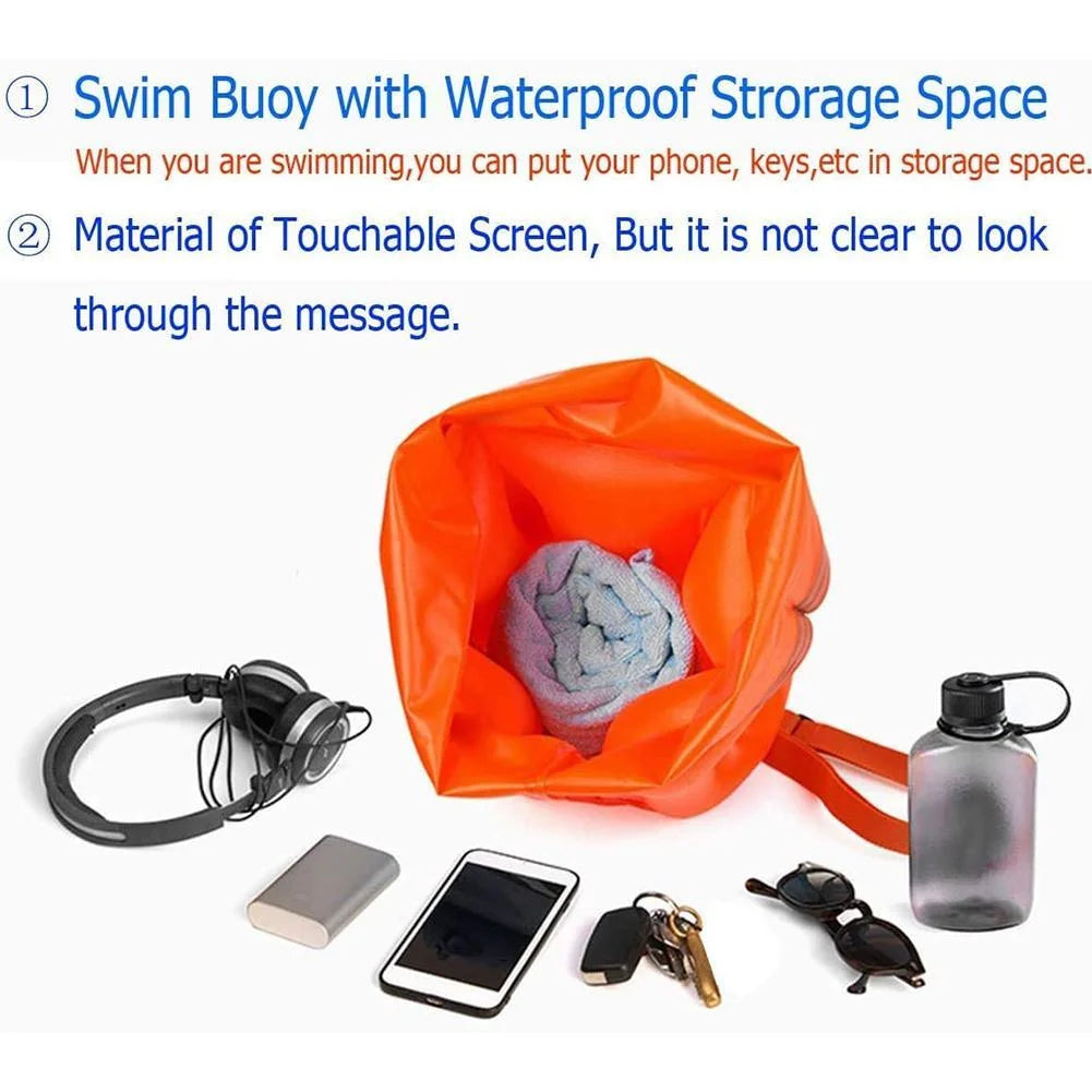 Swimming Storage Floats PVC Inflatable Bag Waterproof Storage M78147