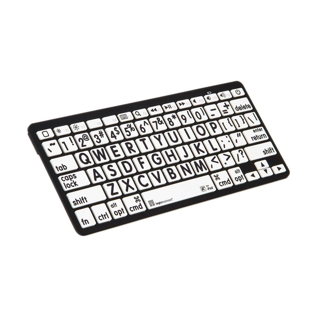 Black on White Bluetooth Mini Keyboard Q531297