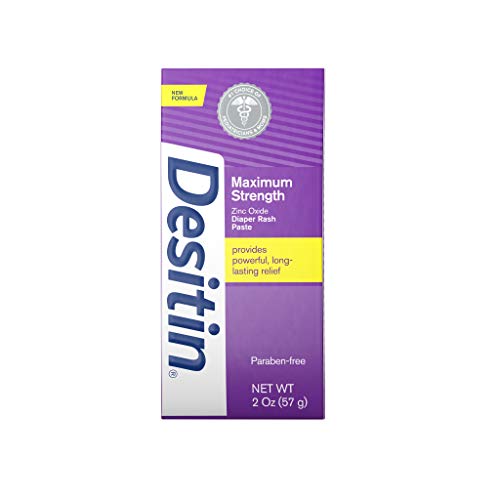 Maximum Strength Baby Diaper Rash Cream with 40% Zinc Oxide, Hypoallergenic Paste, 16 oz T784