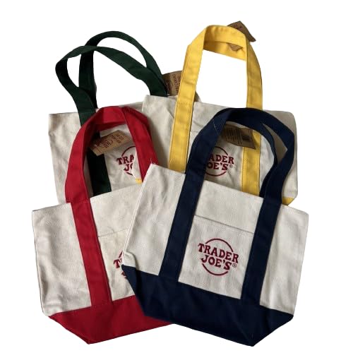 Set of Four Mini Canvas Tote Bags A680611