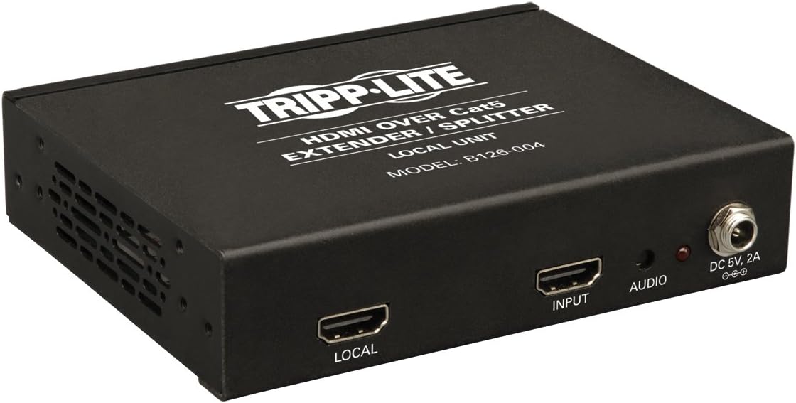 4x4 HDMI Over Cat5 / Cat6 Matrix Splitter Switch, Black Q233