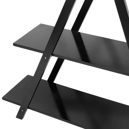 4-Shelves Open Bookcase Black B91471