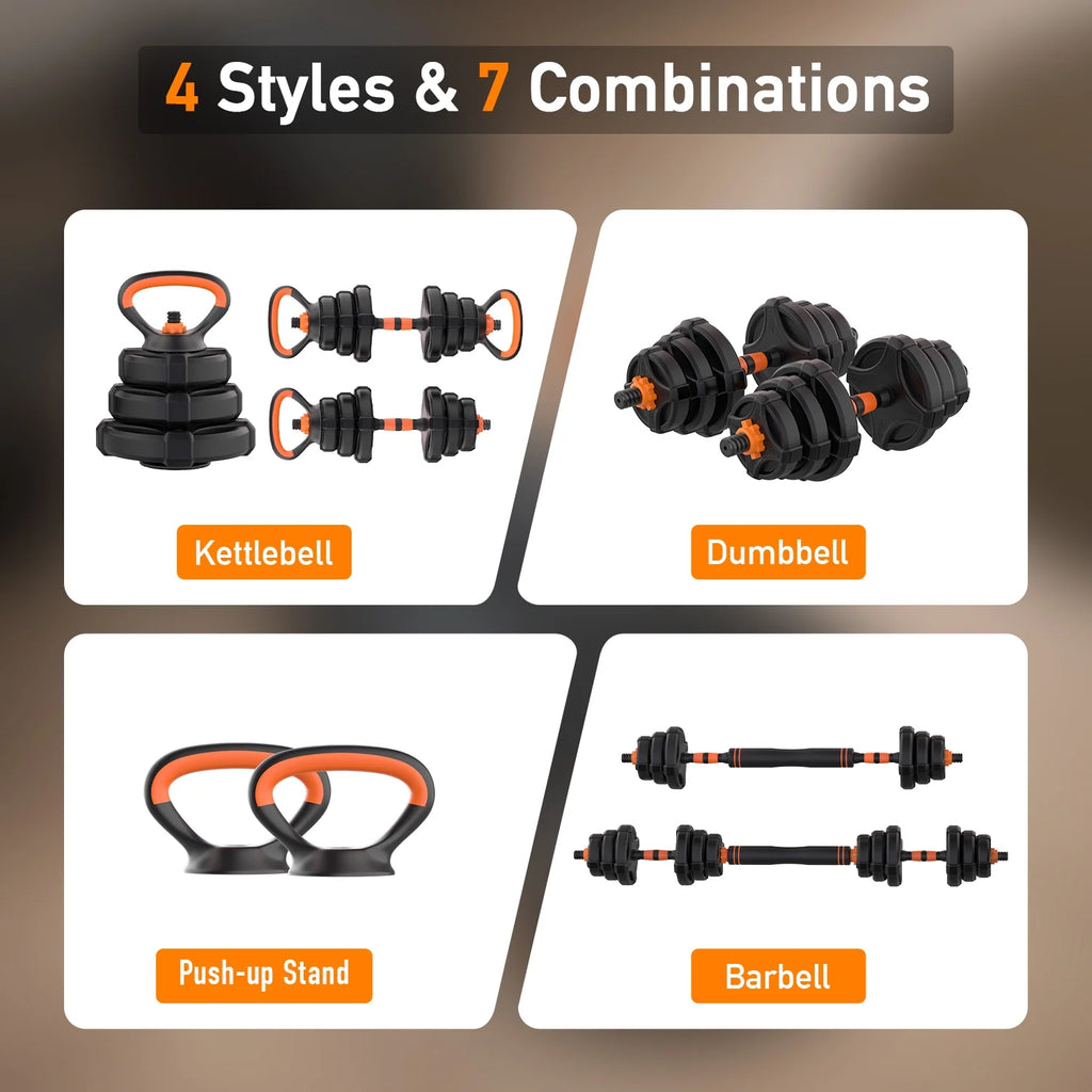 Adjustable Weight Dumbbell Set 4 in 1 X73702