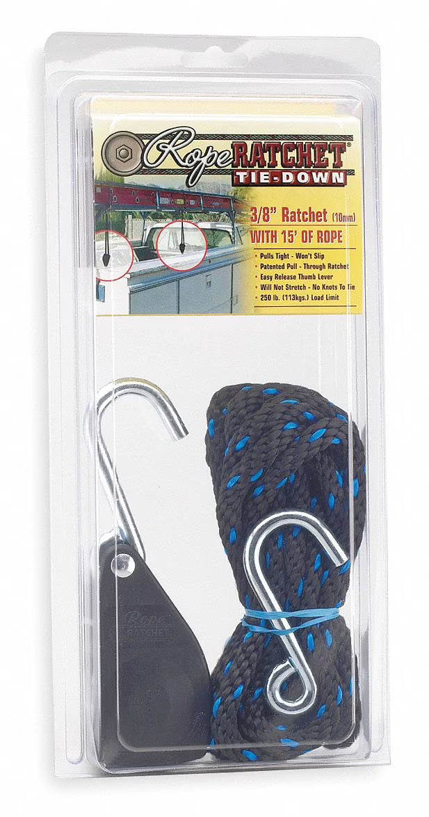Rope Ratchet Hook 15 ft Polypropylene J758