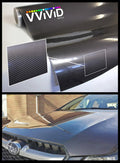 Dark Grey Carbon Fiber Vinyl Wrap Film 5ft x 5ft Pack of 2 K274