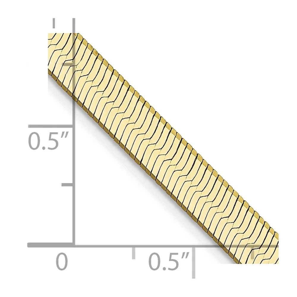 10 kt Yellow Gold Herringbone Chain 22 Inches D9067