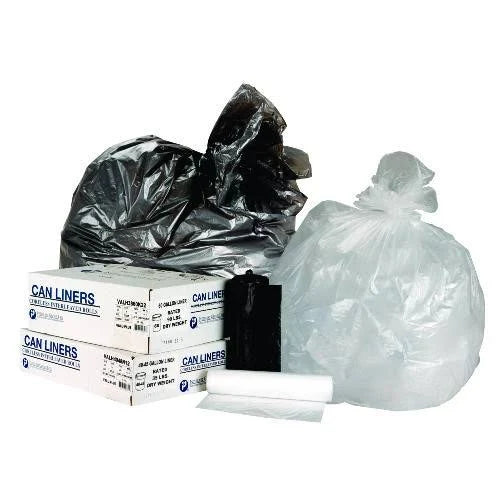 40-45 Gallon 14 Mic Natural Garbage Can Liner L9447