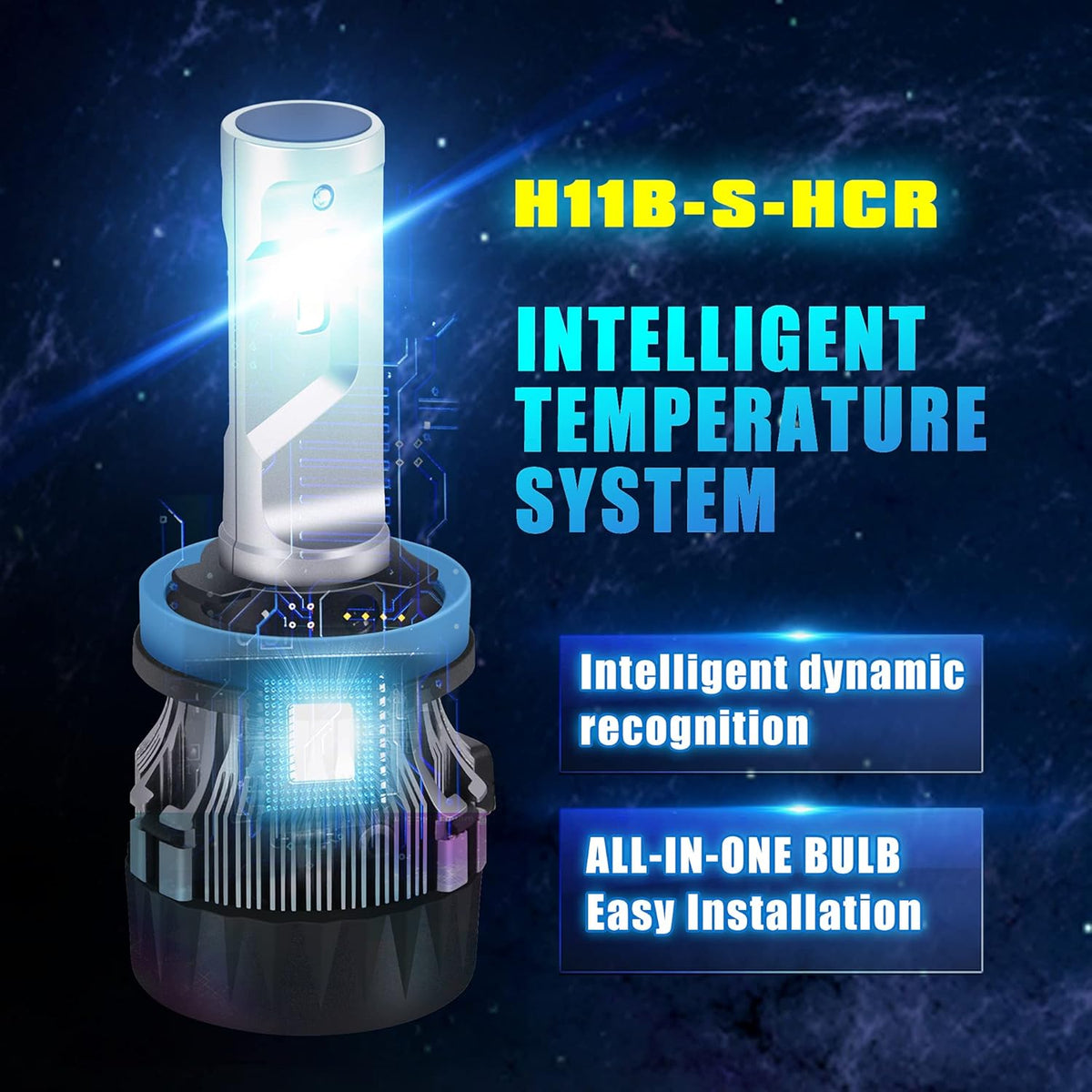 6000K Xenon White LED Bulbs Conversion Kit Pack of 2 X76962