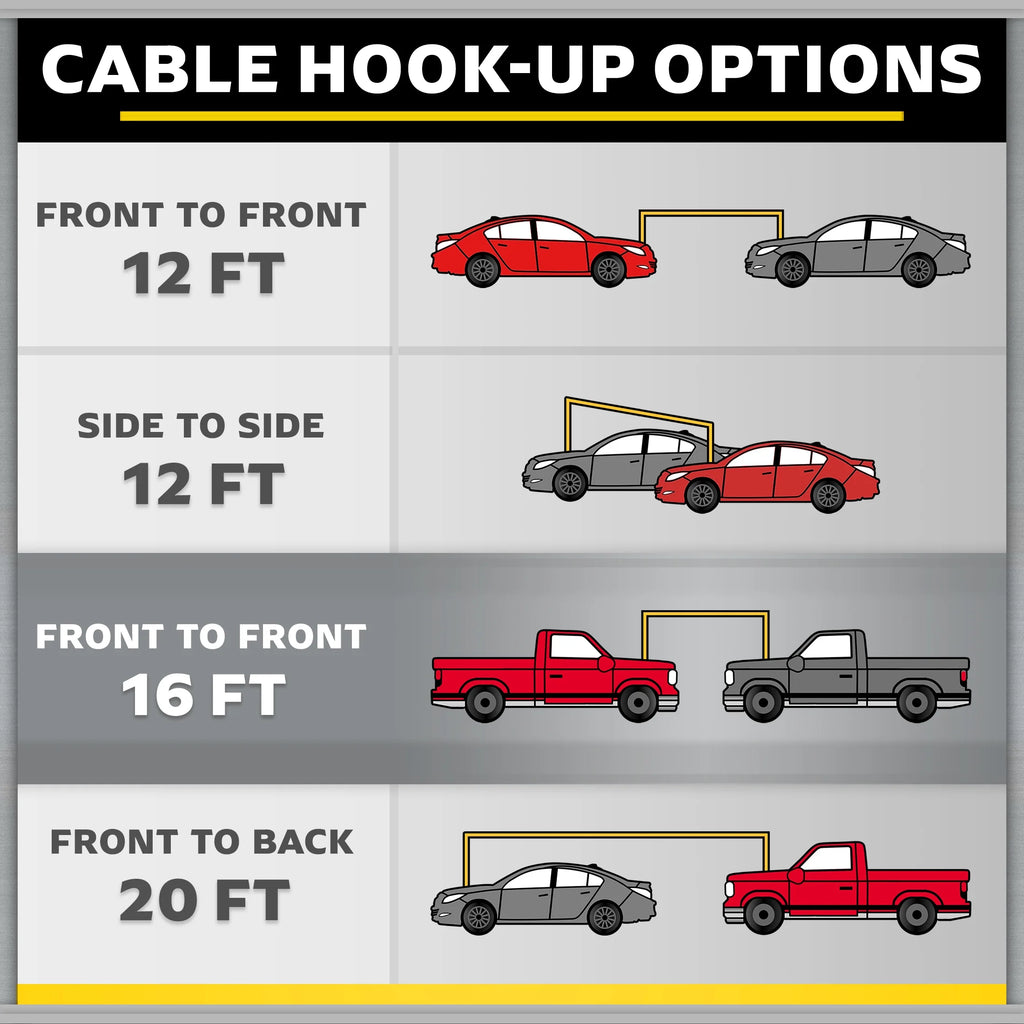 6-Gauge Heavy Duty 16-Foot Booster Cables K410