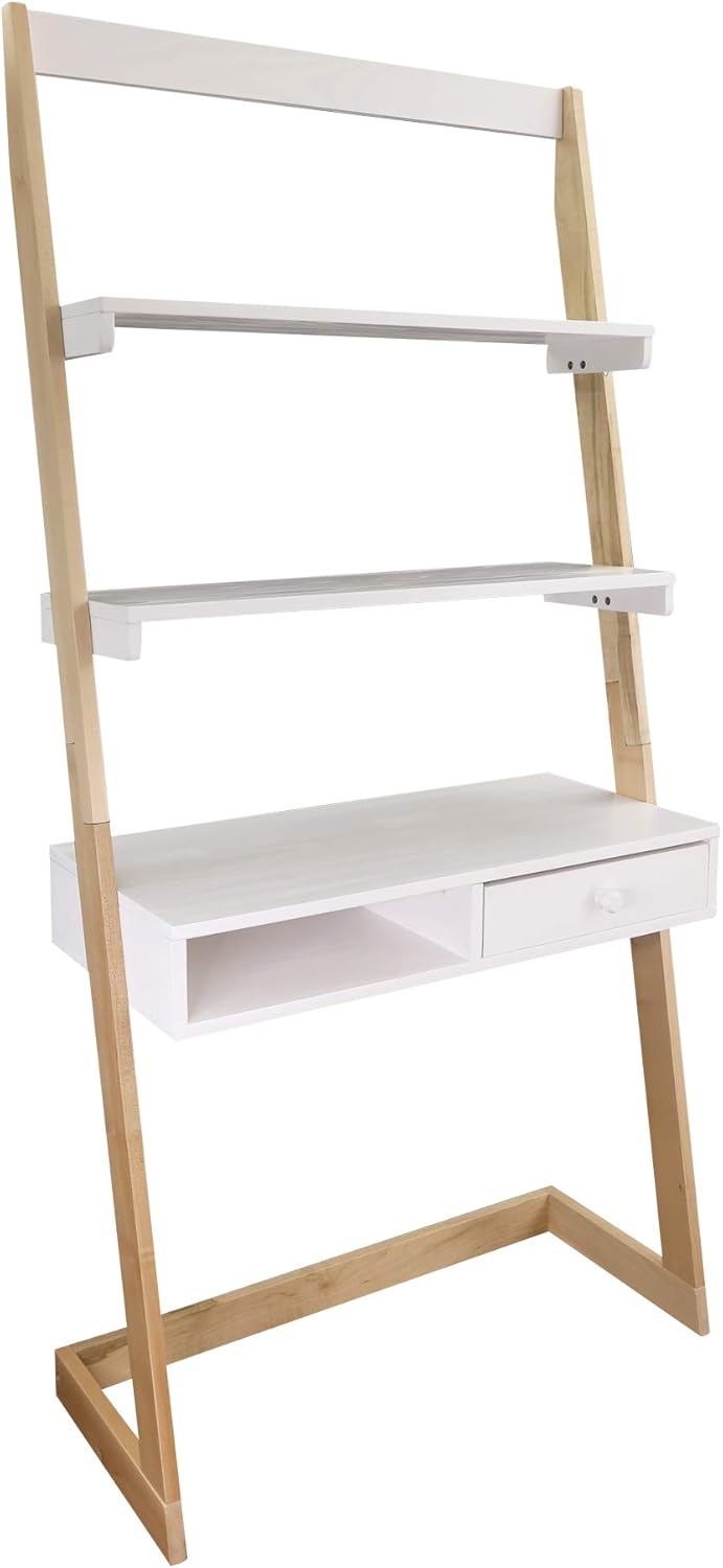 Freestanding Ladder Desk With Drawer B900387