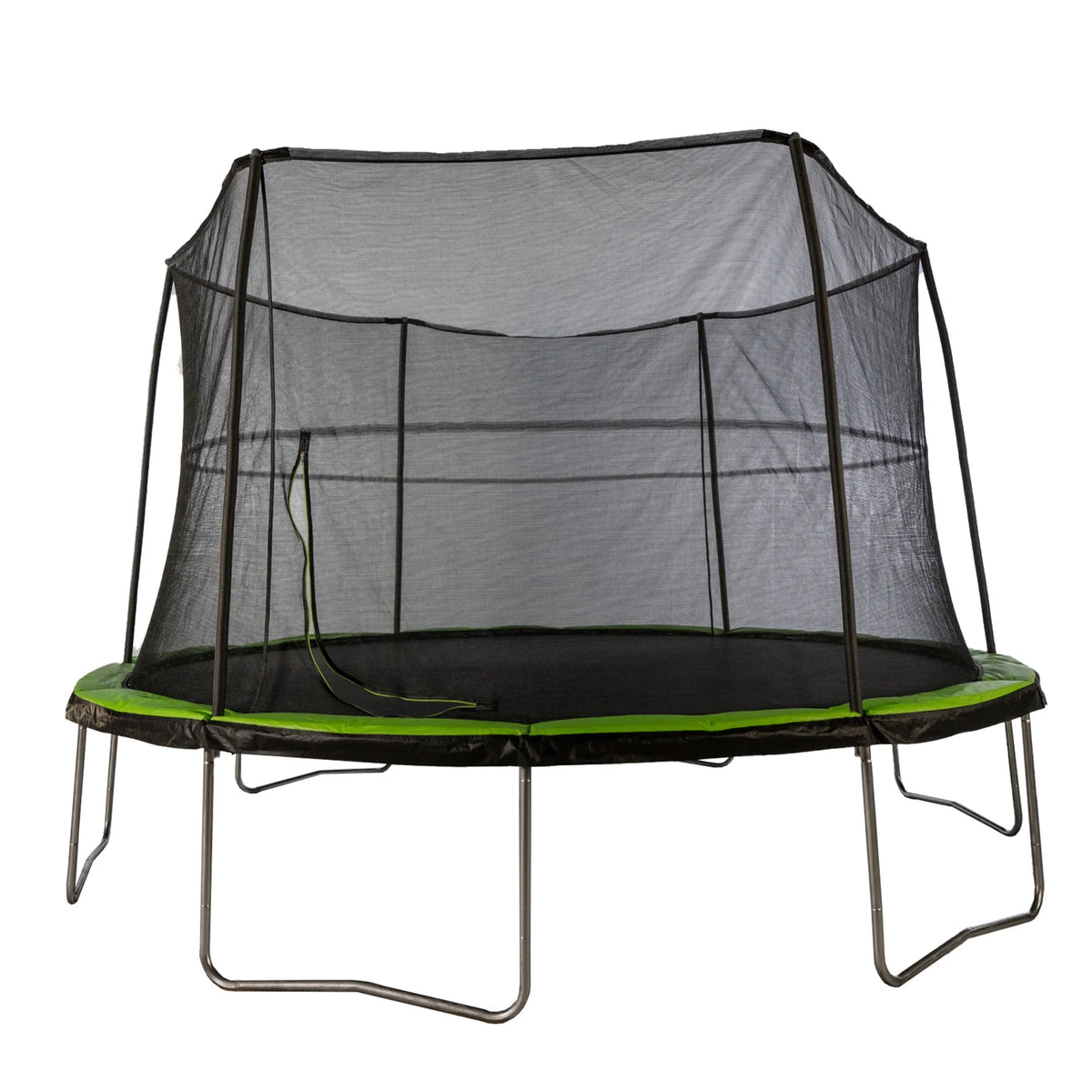 14 Foot Trampoline and Enclosure System with Pad, Black/Lime Green D51012
