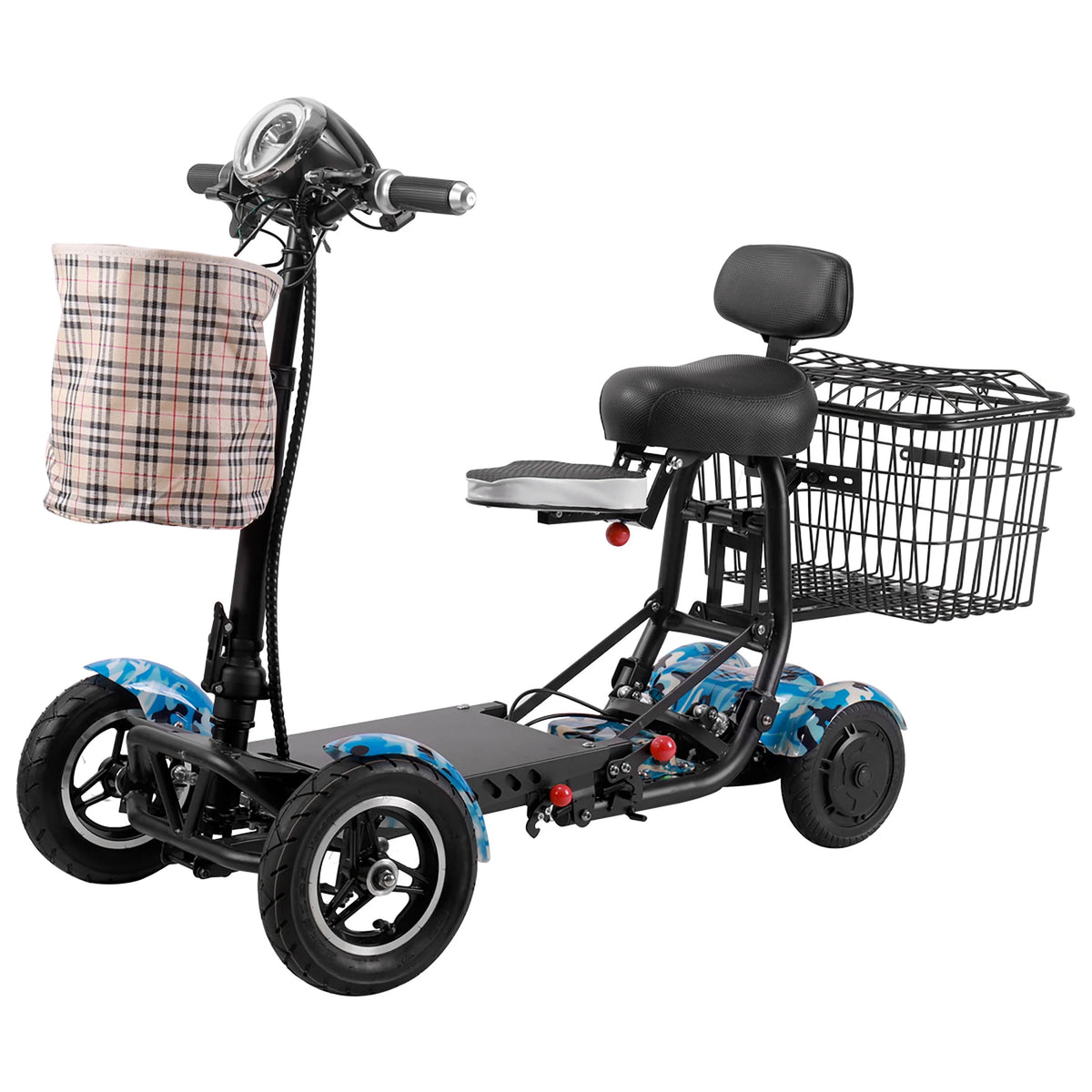 Lightweight Foldable 4 Wheels Electric Scooter E170