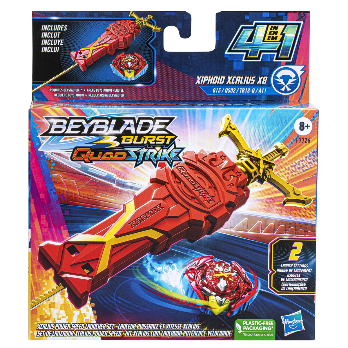 Xiphoid Xcalius X8 Battling Top Set H2186
