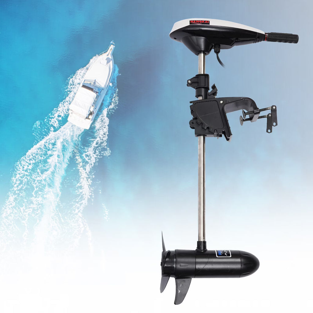 Electric Outboard Trolling Motor Boat Motor, 45lbs Thrust K547336
