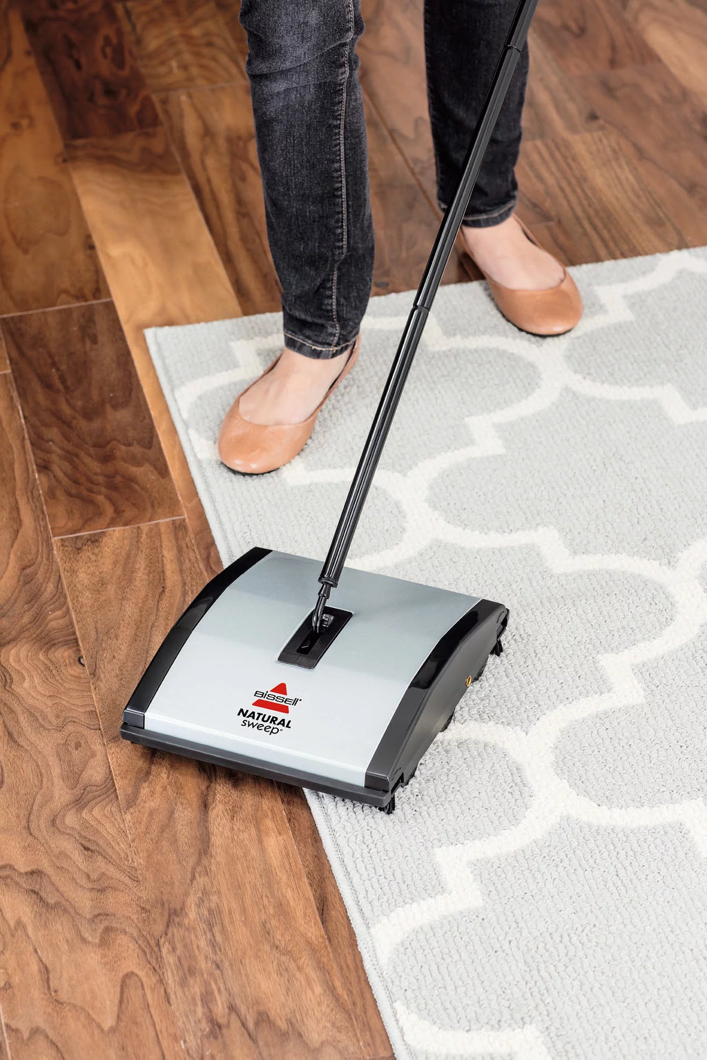 Natural Sweep Carpet & Floor Manual Sweeper W962582