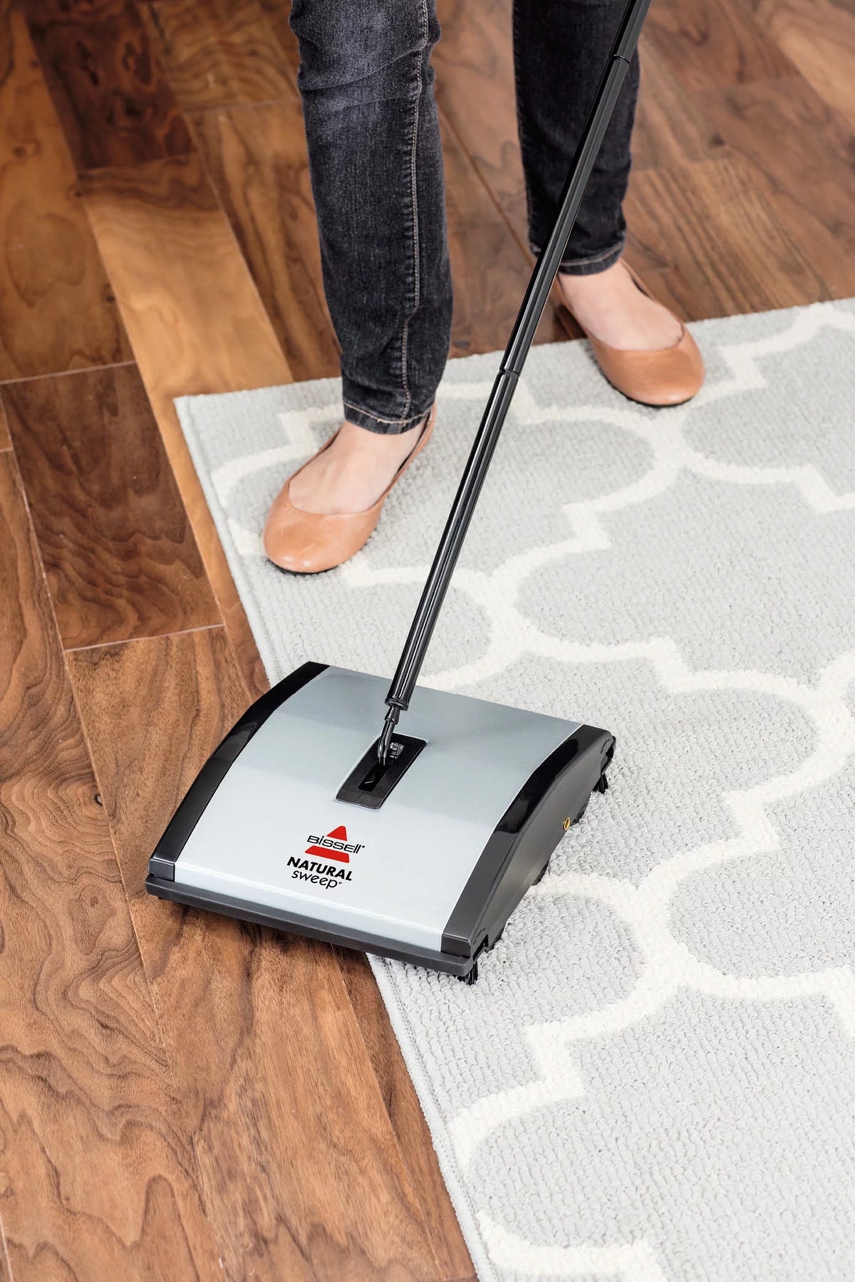 Natural Sweep Carpet & Floor Manual Sweeper W962582