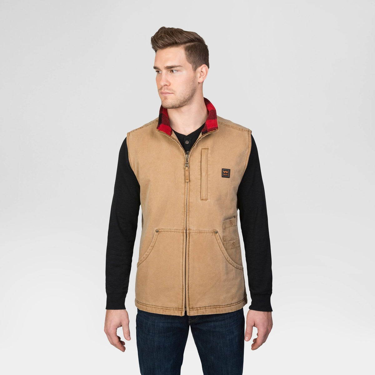 Vintage Pecan Duck Vest N8707