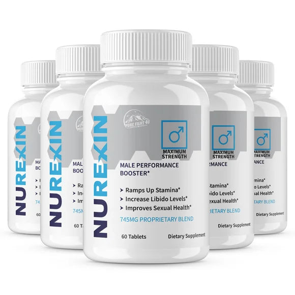 Male Performance Booster 5 Bottles 300 Tablets H889235
