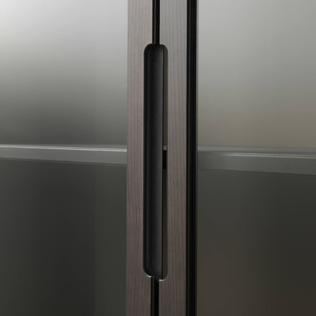 Brown Glass-Door Cabinet S591644