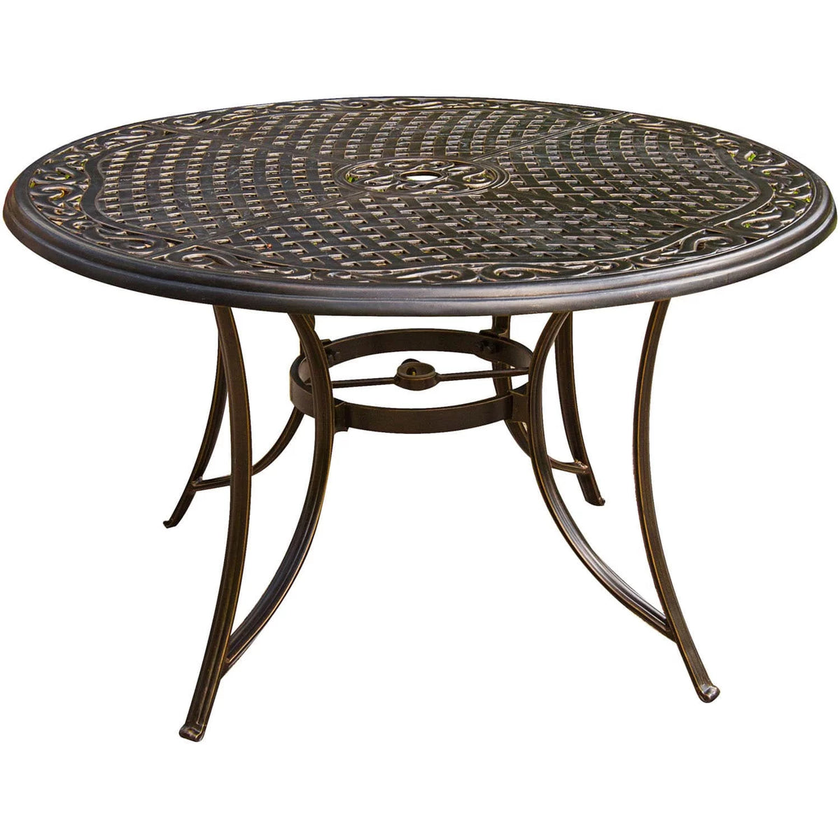 5-Piece Aluminum Outdoor Dining Set with Swivel Rockers W840231