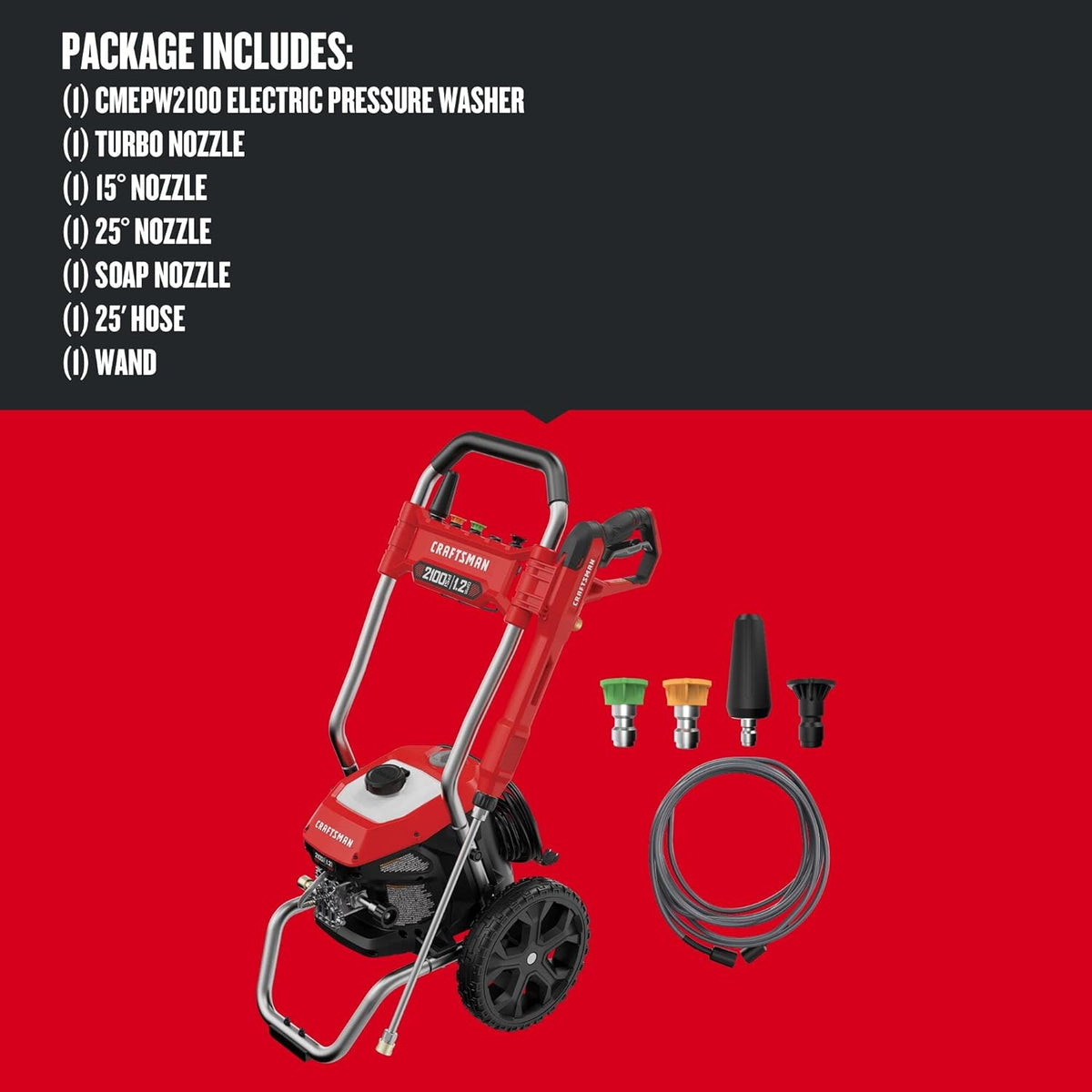 Electric Pressure Washer Bundle with Gas Pressure Washer Z694008