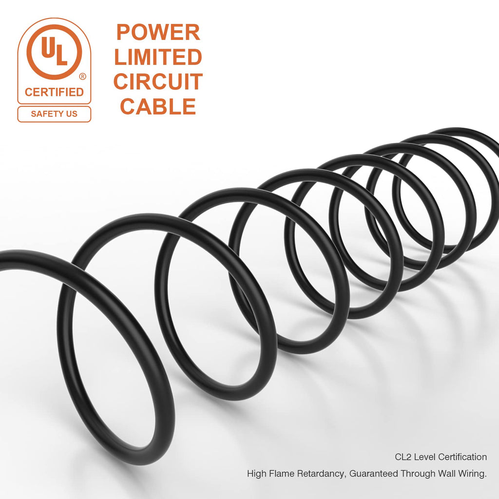 CL2 Rated Fiber HDMI Cable 100 feet 4K60Hz HDMI2.0b 18Gbps ARC HDR10 HDCP2.2 YUV4:4:4 Slim Flexible HDMI Optic Cable with Optic Technology 30m H722