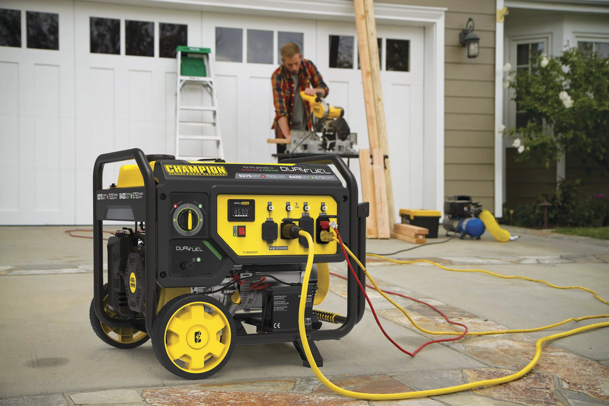 Dual Fuel Portable Generator with Electric Start B3793