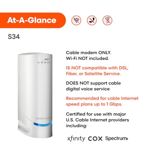 Cable Modem DOCSIS 3.1 2.5 Gbps B873006