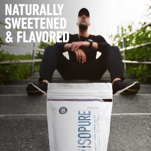 Chocolate Whey Protein Isolate Powder, 25g Protein, 14 Servings, 1 Pound T1362