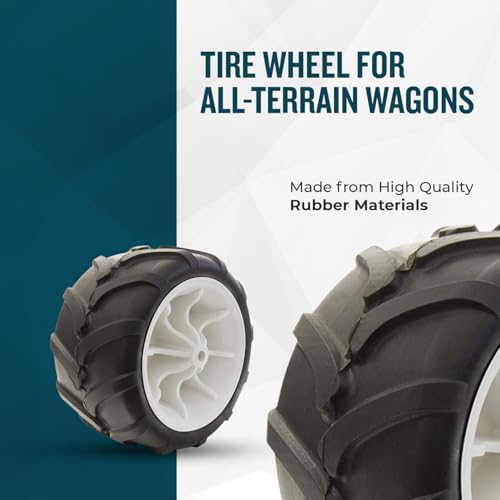 Single Replacement Solid Tire Wheel Heavy Duty Black Lime Green Q68616