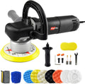 6 Inch Dual Action Random Orbital Polisher Kit with 5 Polishing Pads Q1150