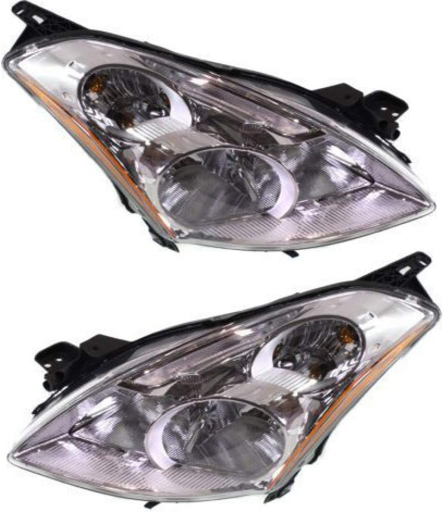 Headlight Assembly for Nissan Altima 2010 2011 2012 Driver and Passenger Side Pair Halogen I279