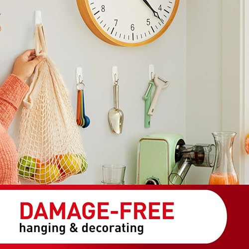 Large Utility Hooks, 7 Hooks, 12 Strips P819